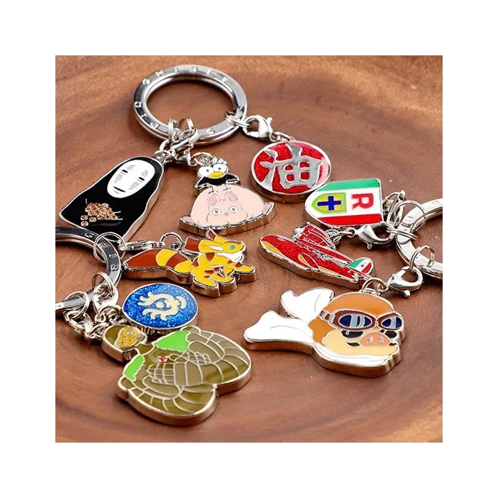3 pieces Key Ring Marco - Porco Rosso